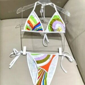 🌹🥰Emilio Pucci Multicolor Bikini Set
